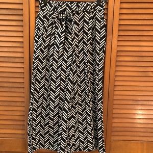 Printed Cropped Pants